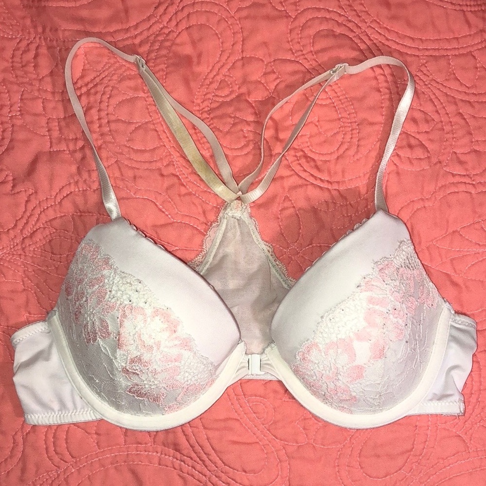 Jessica Simpson Lace Pink Bra Size 36C